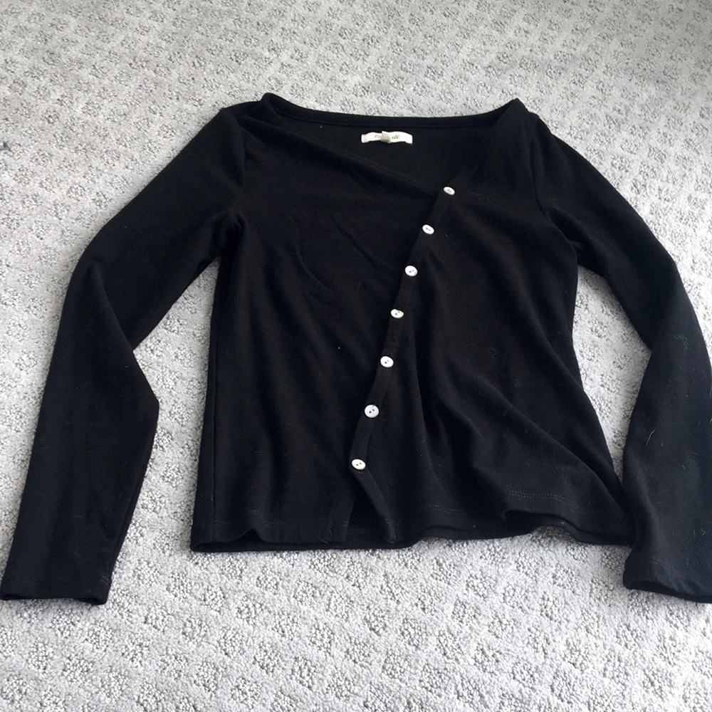 NEW Madewell asymmetrical cardigan, XXS